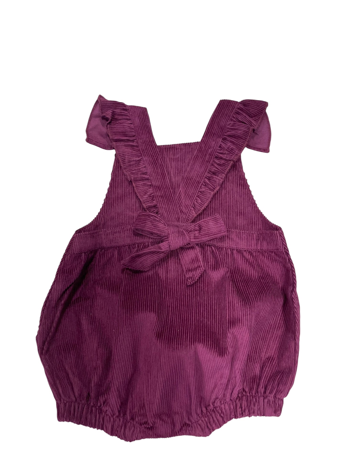 Lilly + Sid Burgundy Romper