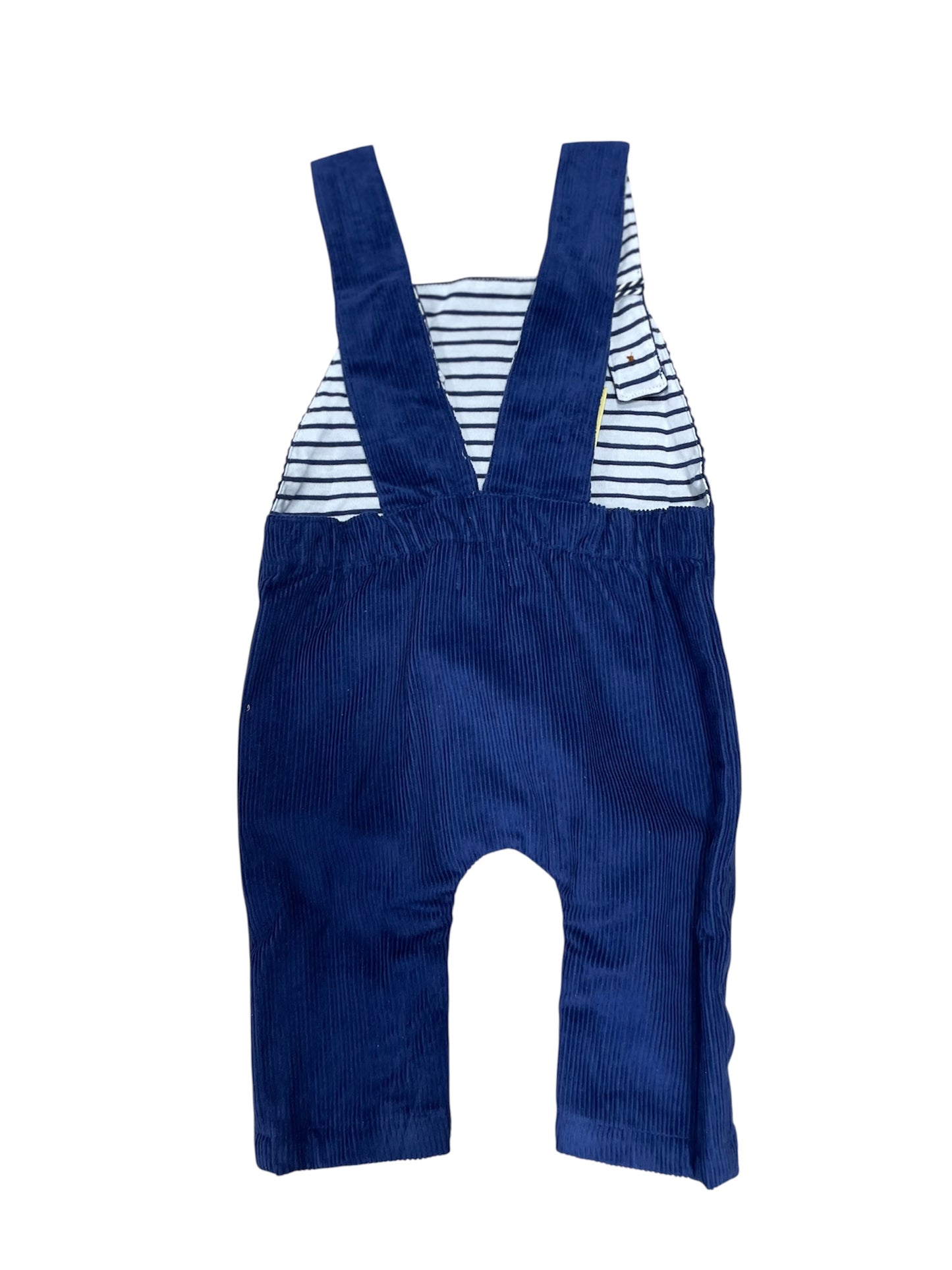 Lilly + Sid Navy Corduroy Overalls