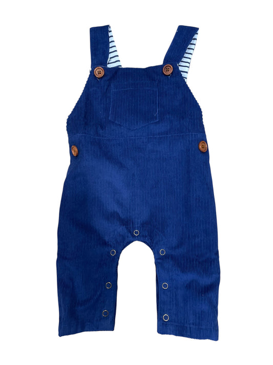 Lilly + Sid Navy Corduroy Overalls