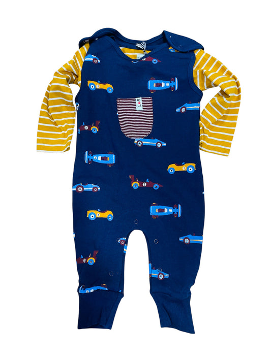 Lilly + Sid Race Car Jumper Set