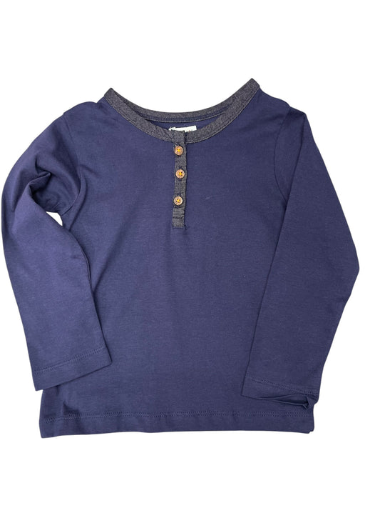Lilly + Sid Navy L/S Henley