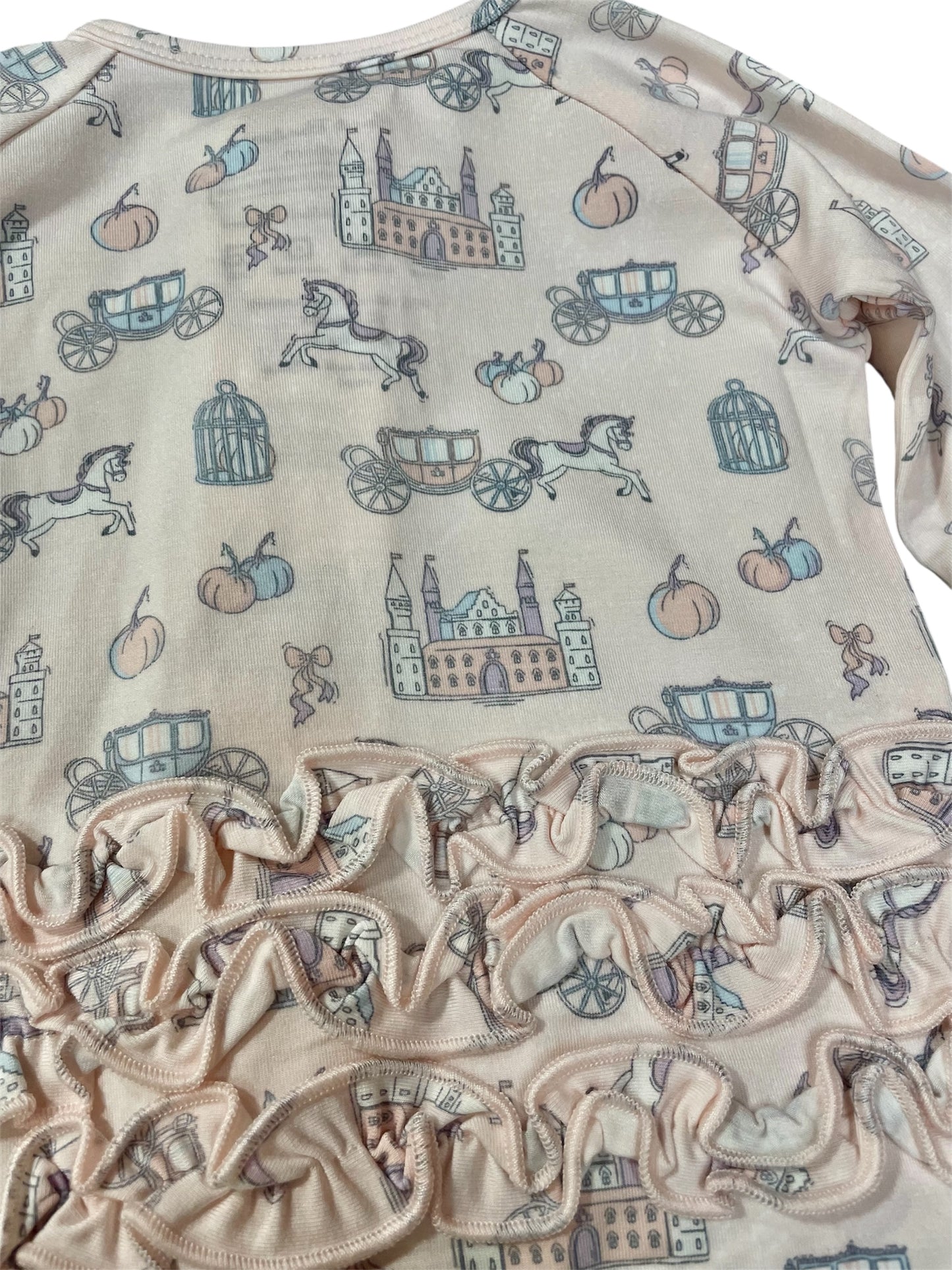Sweet Bamboo Ruffle Footie Fairy Godmother