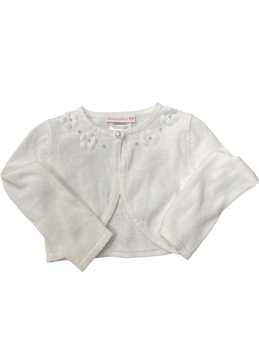 Bonnie Jean Offwhite L/S Cardigan Sweater