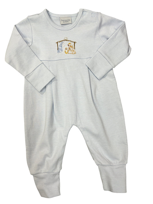 Squiggles Silent Night Boys Romper
