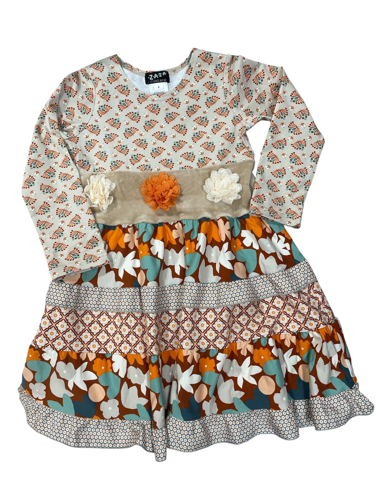 ZARA Ruffle Tiered Dress