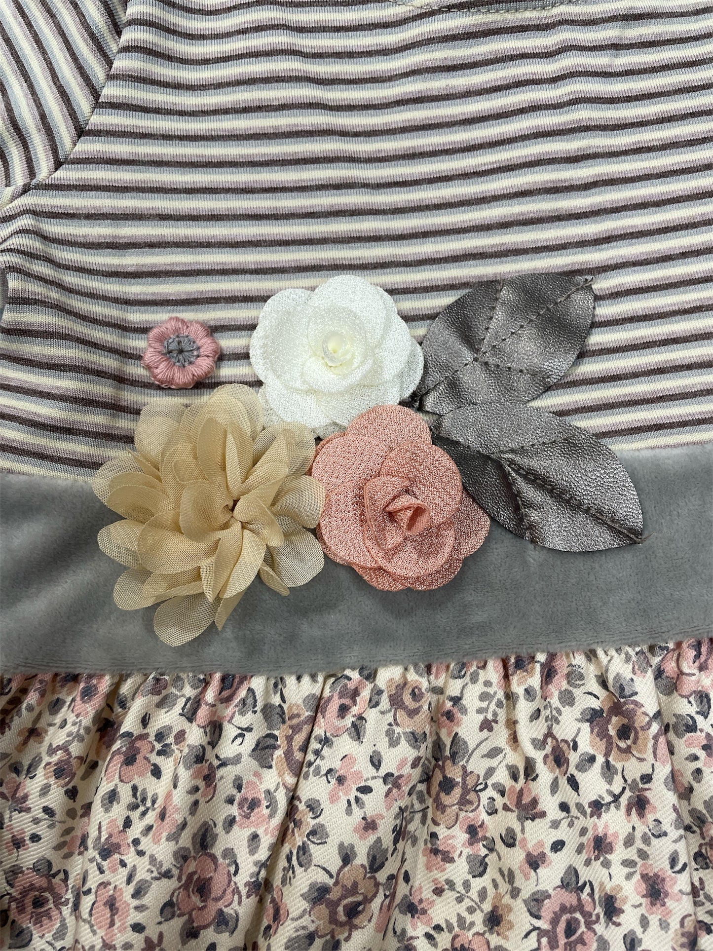 Zara Stripes and Florals Dress