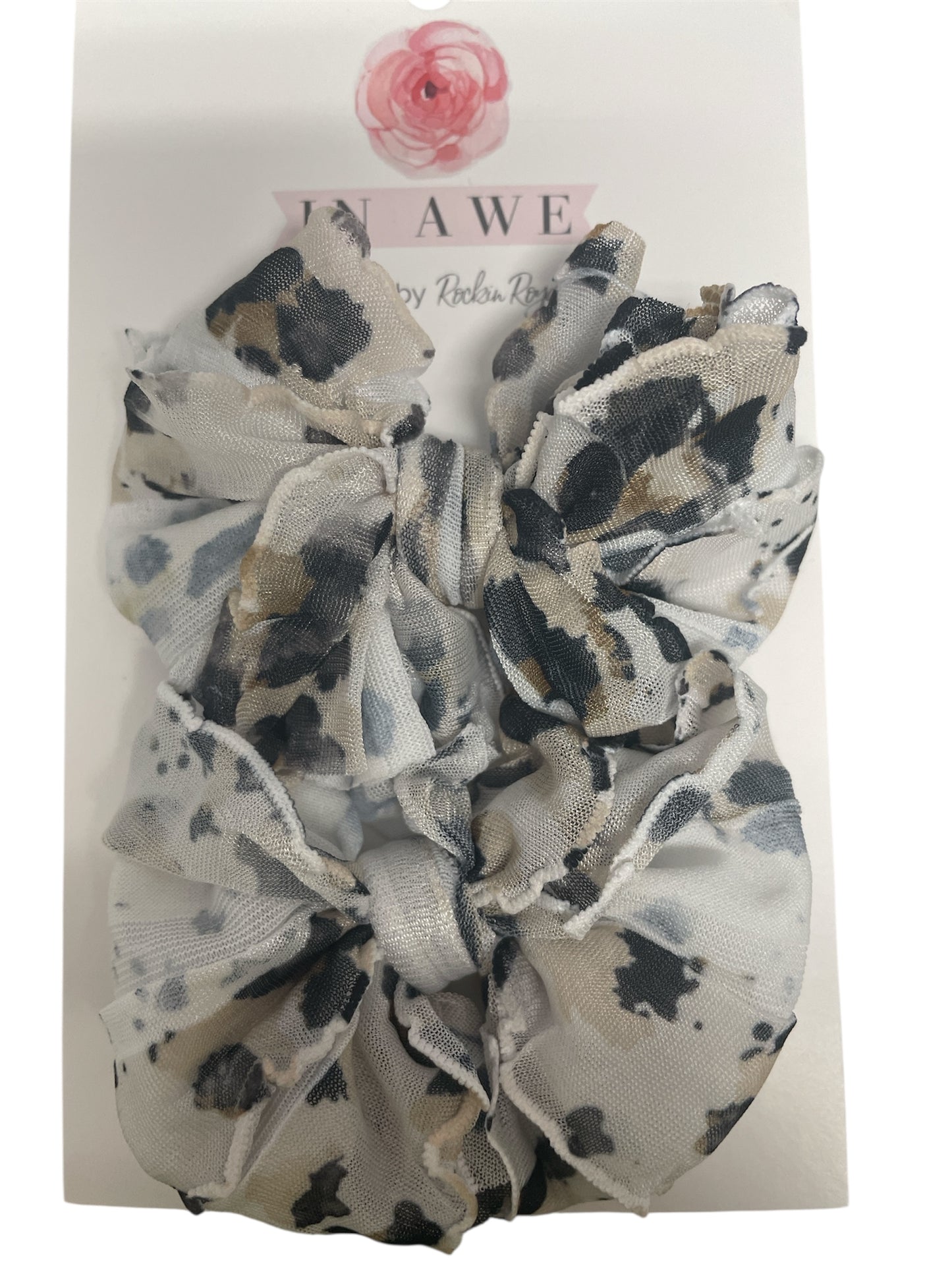 Ruffled Hairbow Clip Set