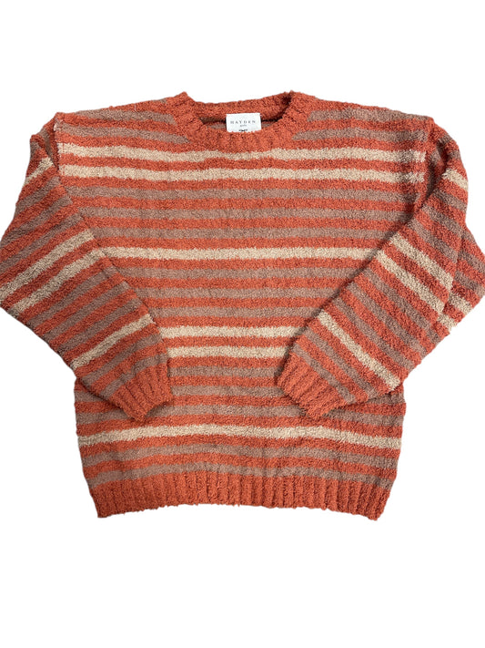 Hayden Girls Multi Colored  Sweater - Rust