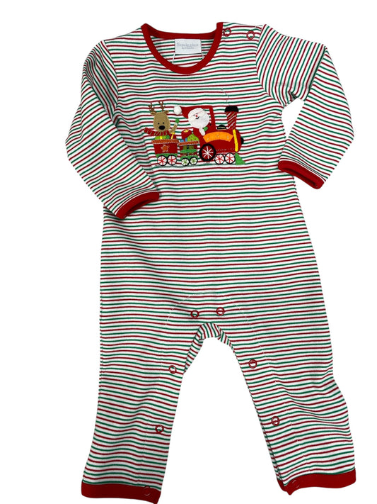 Squiggles Christmas Coal Train Romper