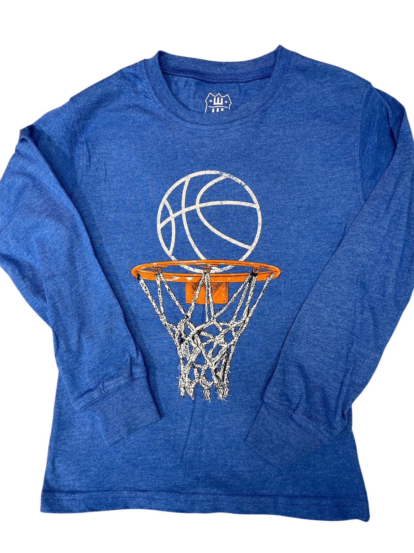 Wes & Willy Baskeball & Hoop LS Tee