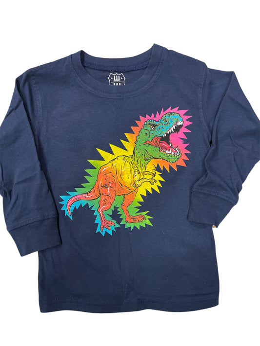 Wes & Willy Ombre Dino L/S Tee