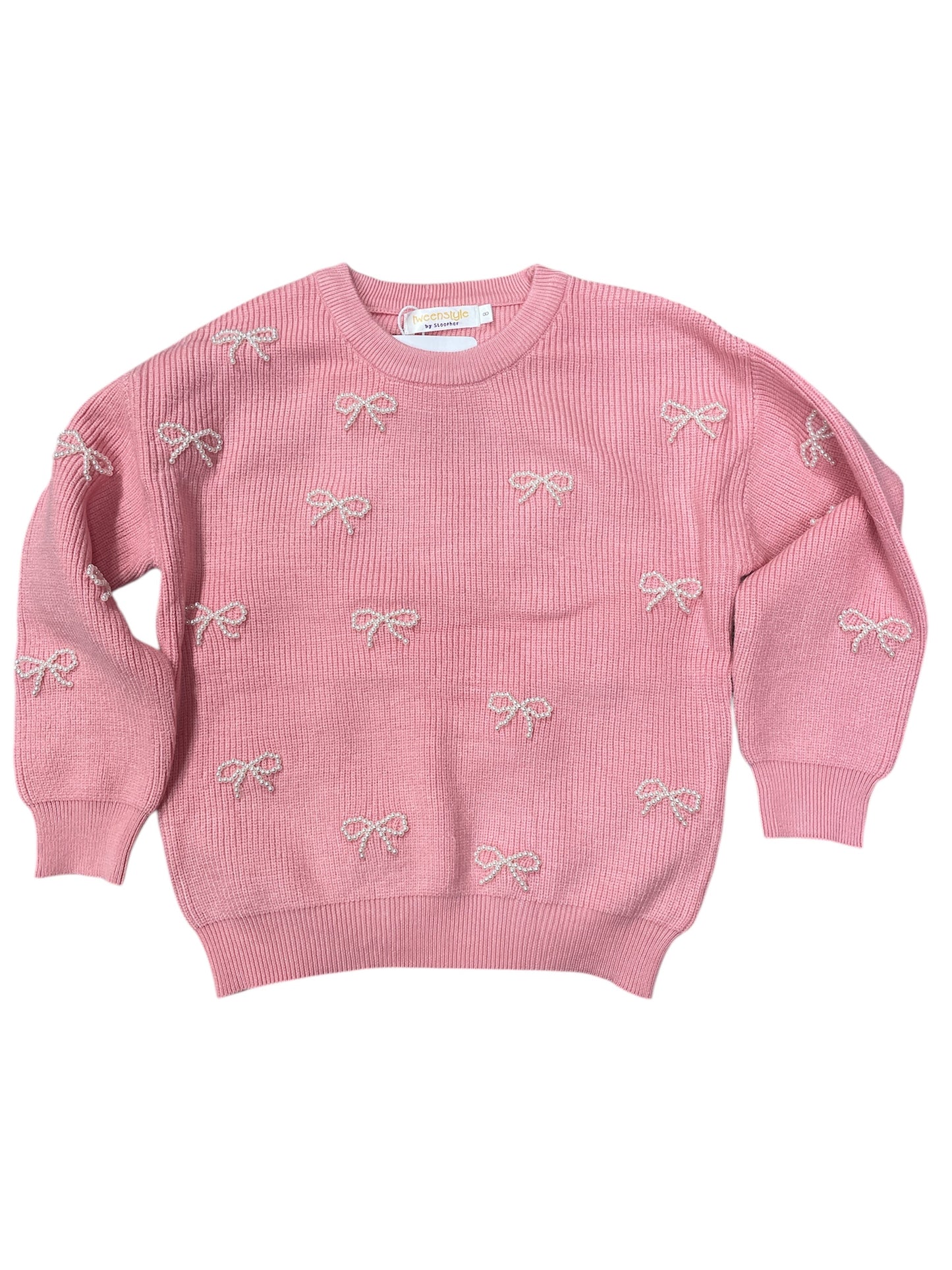 TweenStyle Pearl Bow Sweater