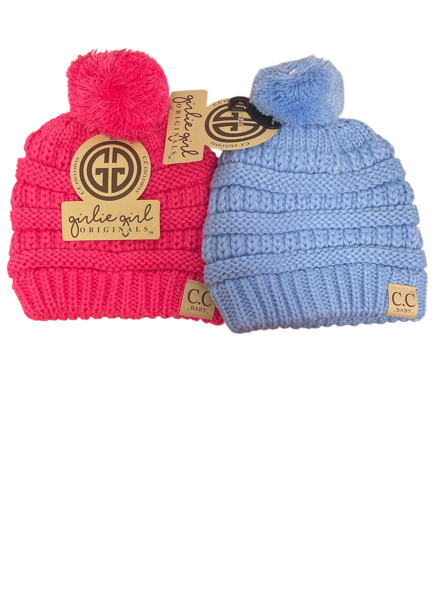 CC Baby Single Pom Pom Beanie