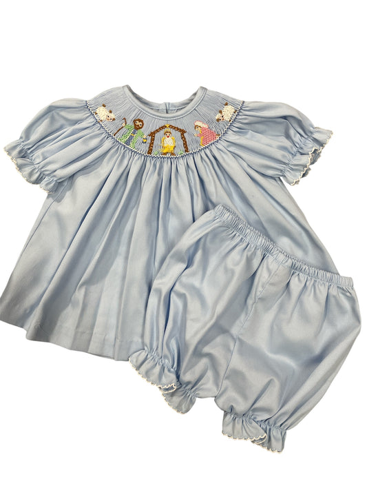 Petit Bebe Nativity Girl's Bloomer Set