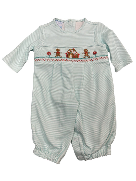 Petit Bebe Gingerbread House Boys L/S Footie