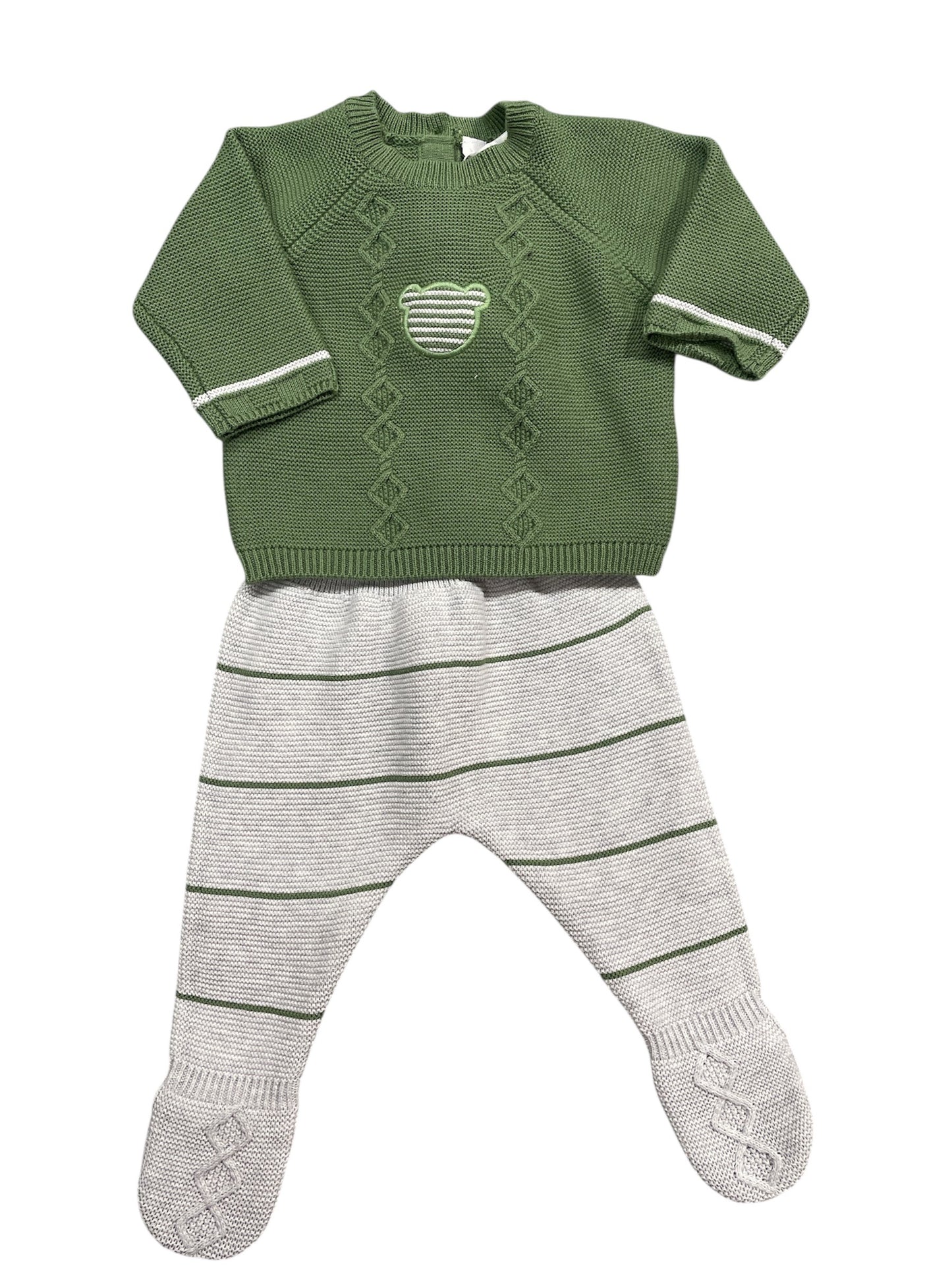 Mayoral 2 Piece Sage Green Pant Set