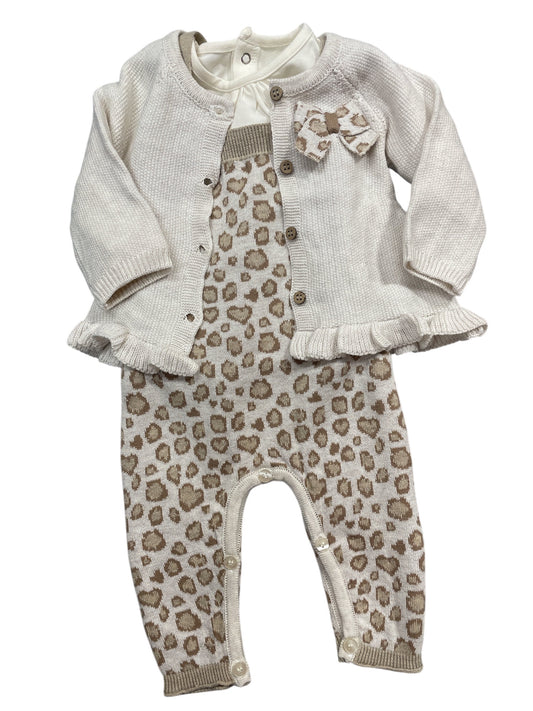 Mayoral Leopard Print 3 Piece Set