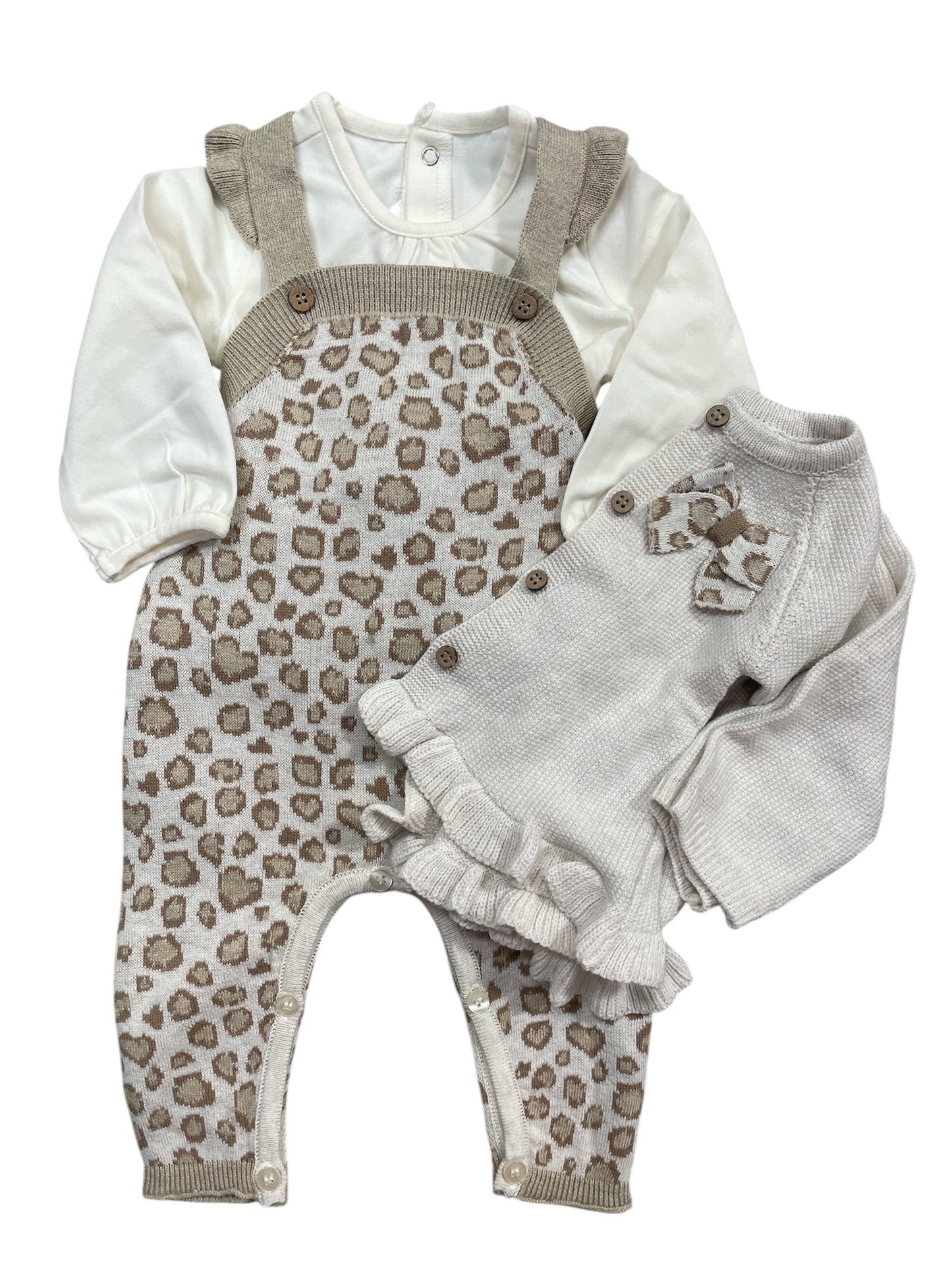 Mayoral Leopard Print 3 Piece Set