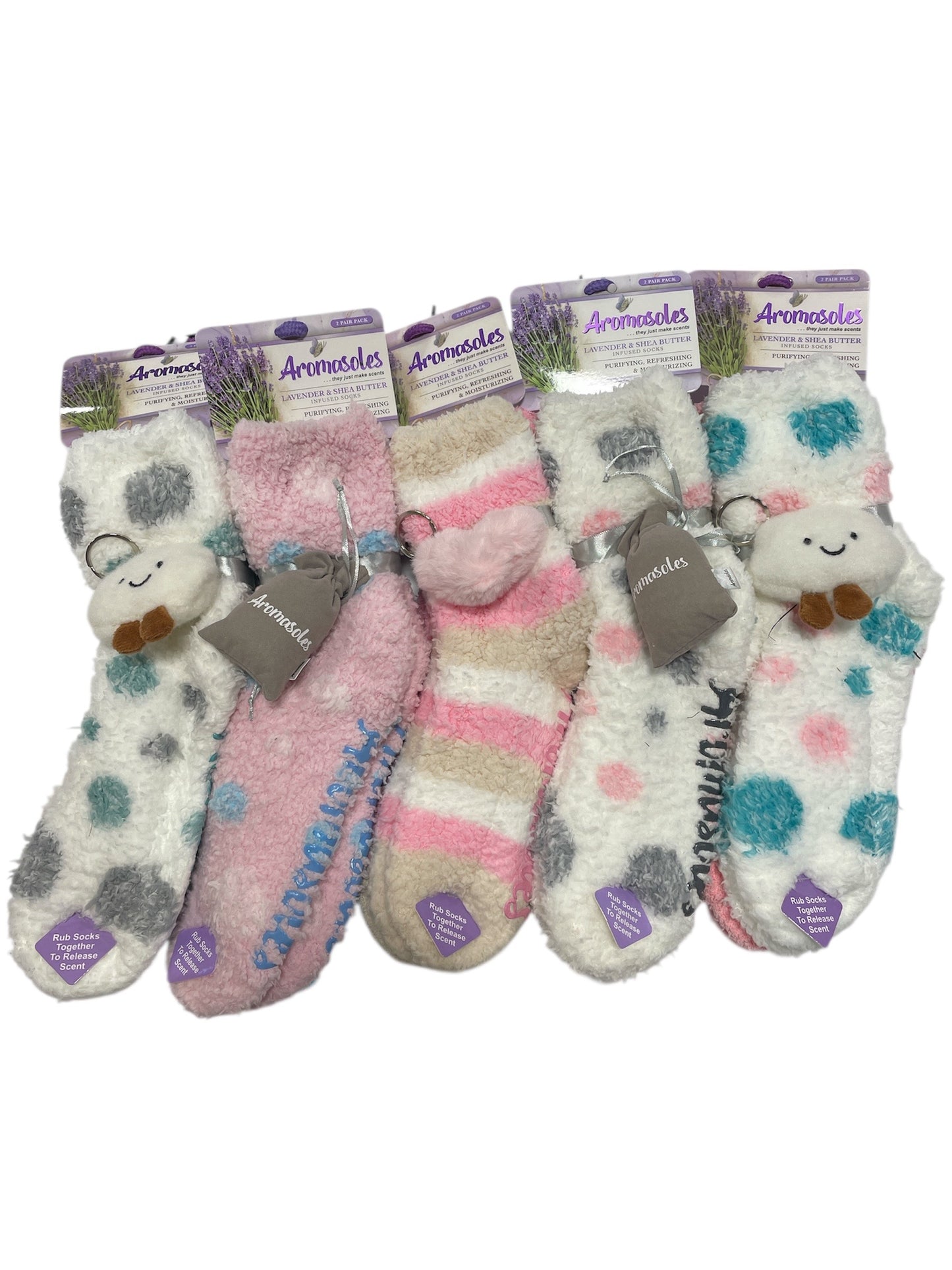 Aromasoles Lavender & Shea Butter Infused Socks