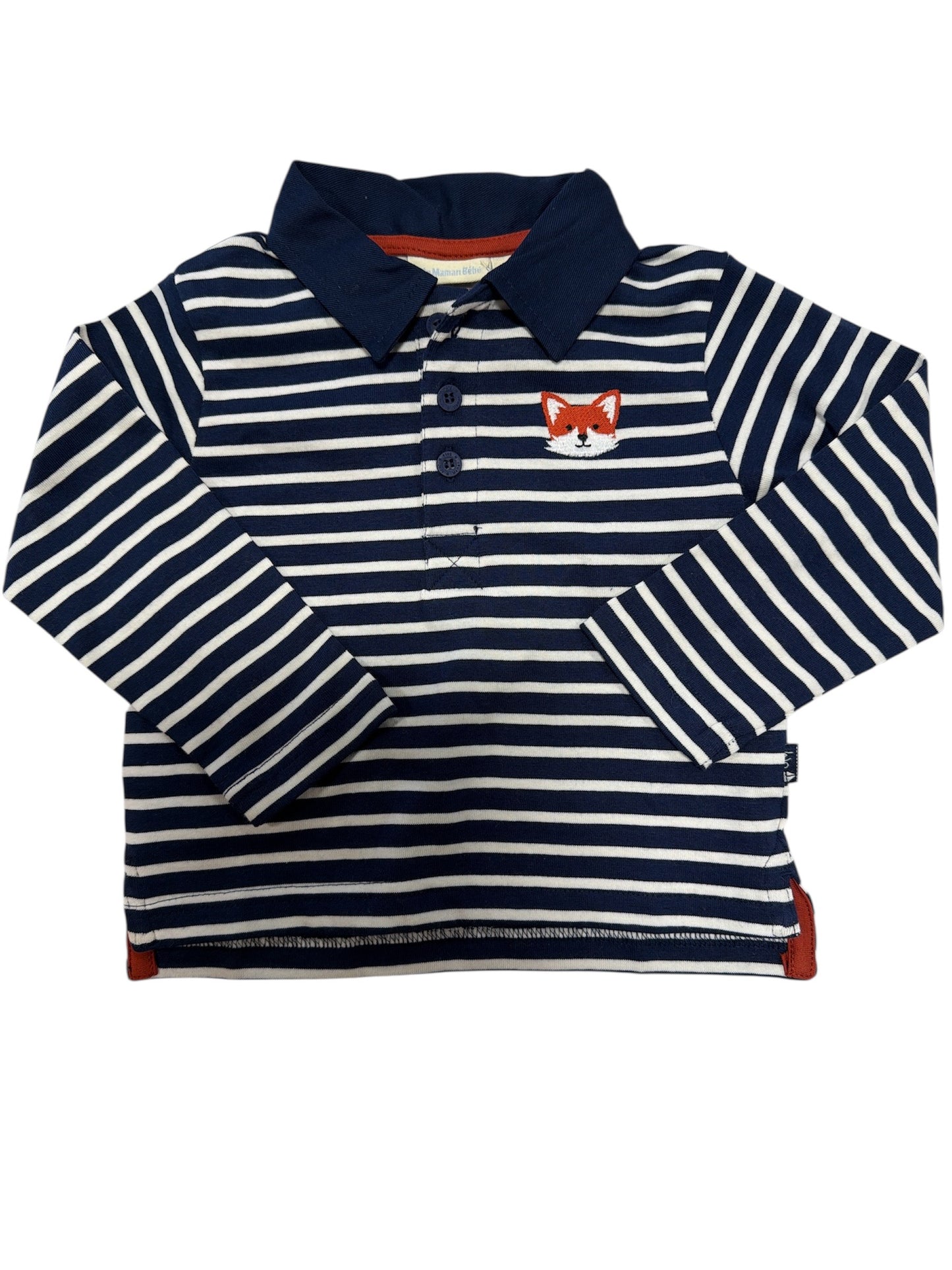 JoJo Maman Bebe Fox Polo Shirt