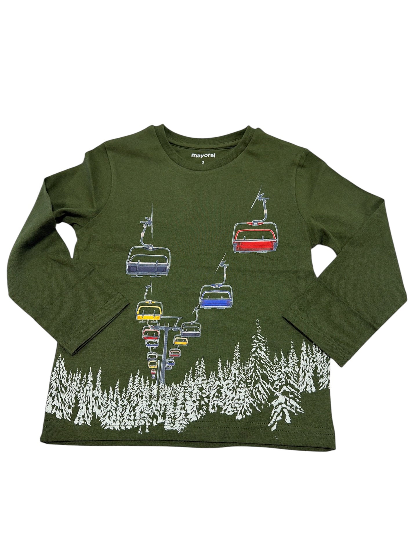 Mayoral Ski Lift Shirt - Hunter Green