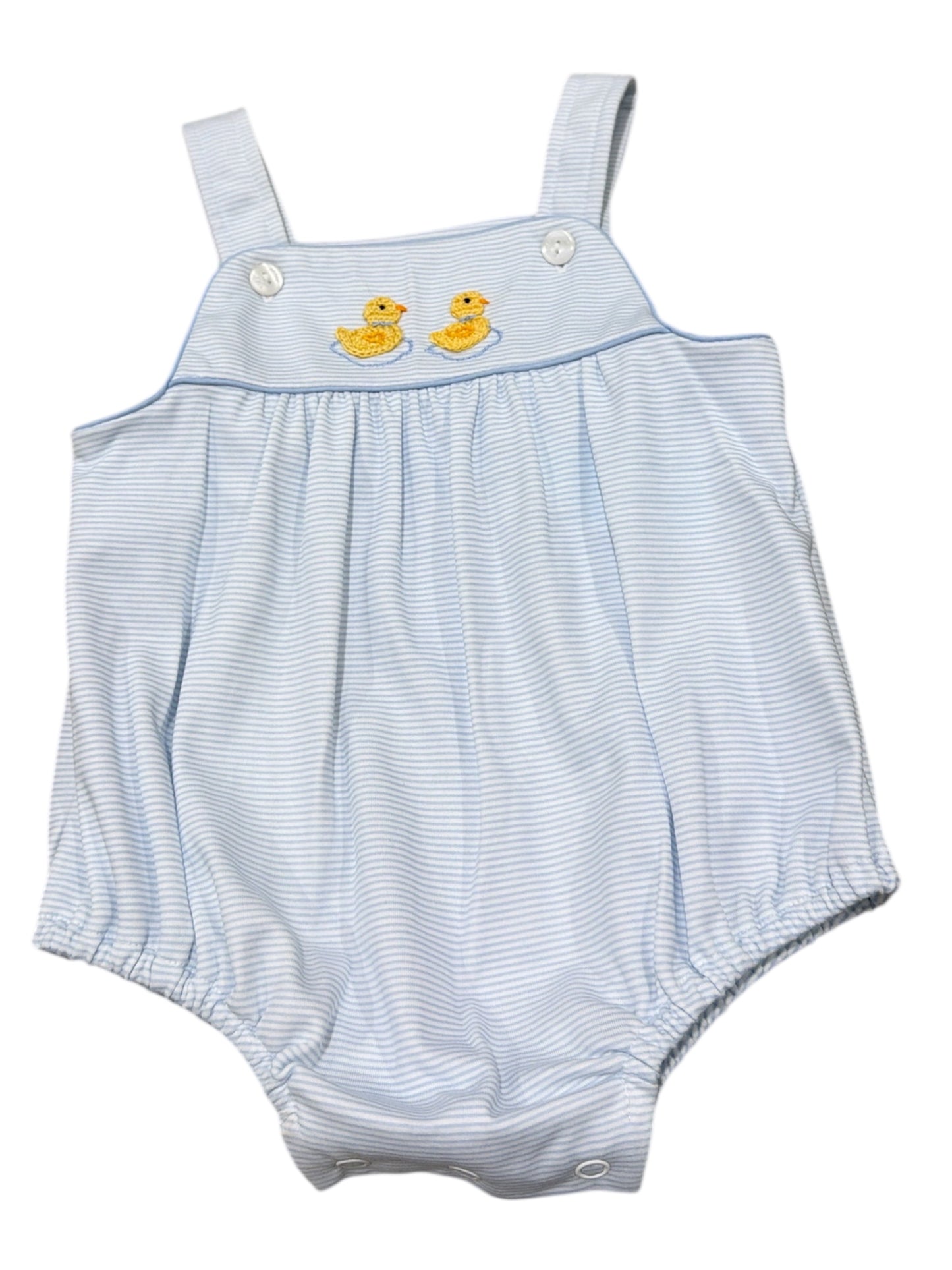 Petit Bebe Duckling Boys Knit Strap Bubble