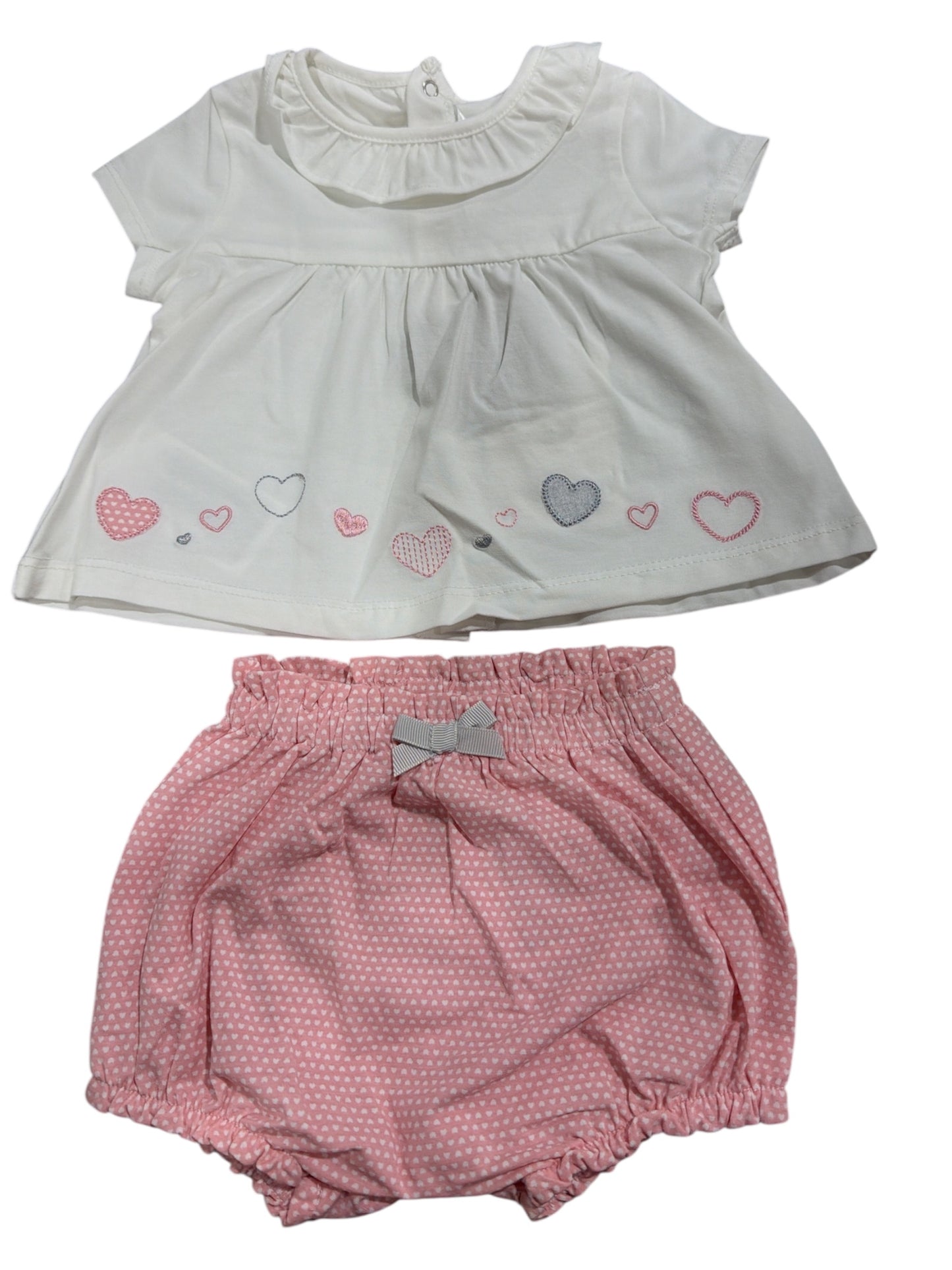 Mayoral Hearts a Flutter 2 pc bloomer set