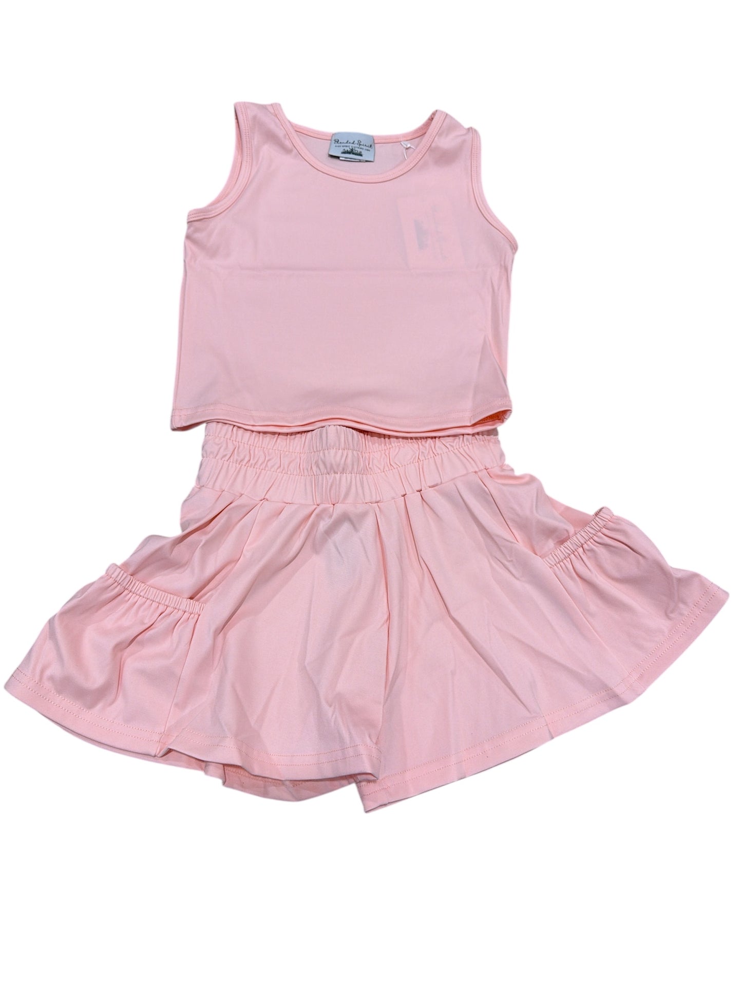 Blended Spirit Pink Athletic Pocket Short Set