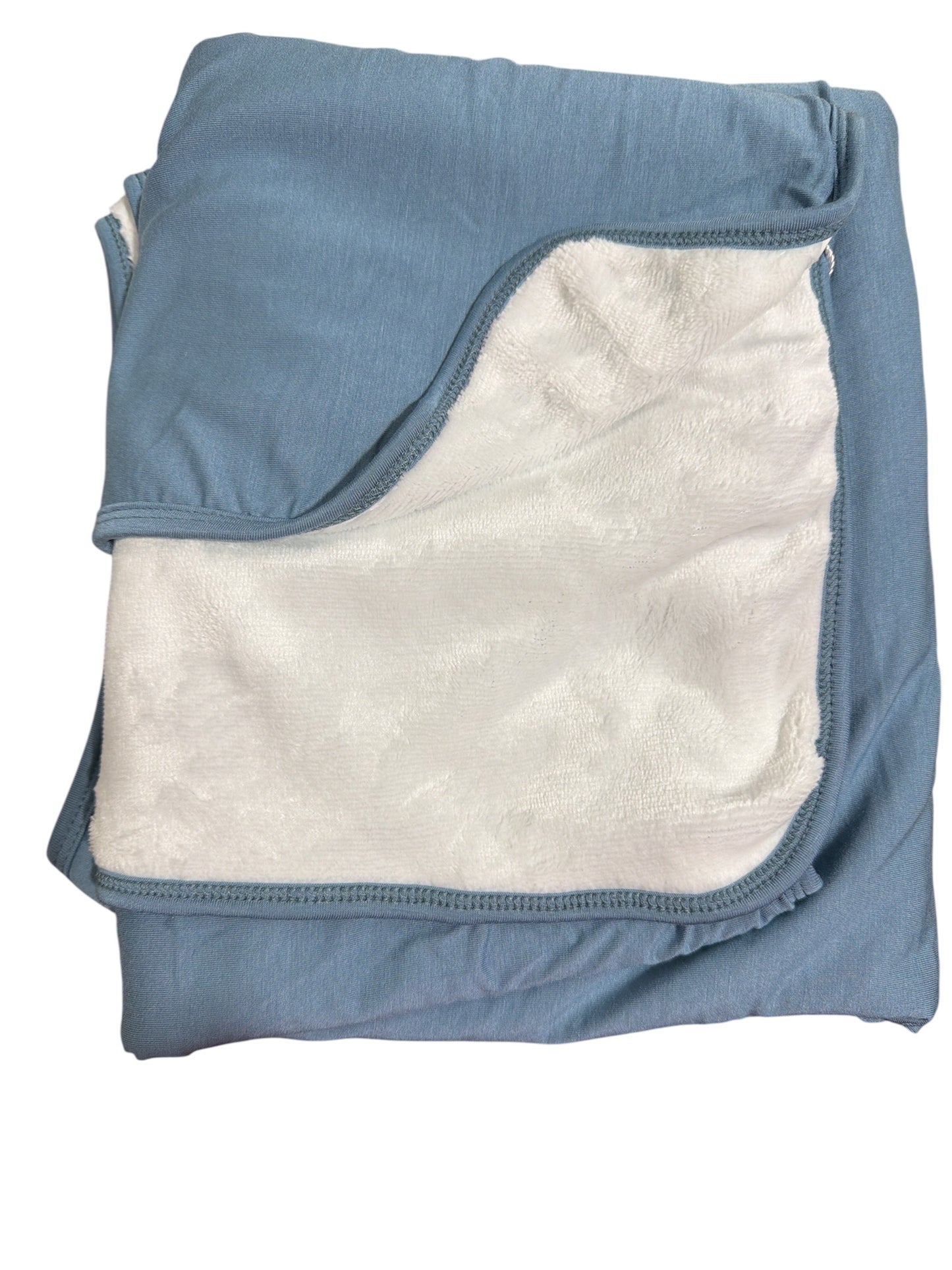 Rockin Royalty Carolina Blue Plush Swaddle