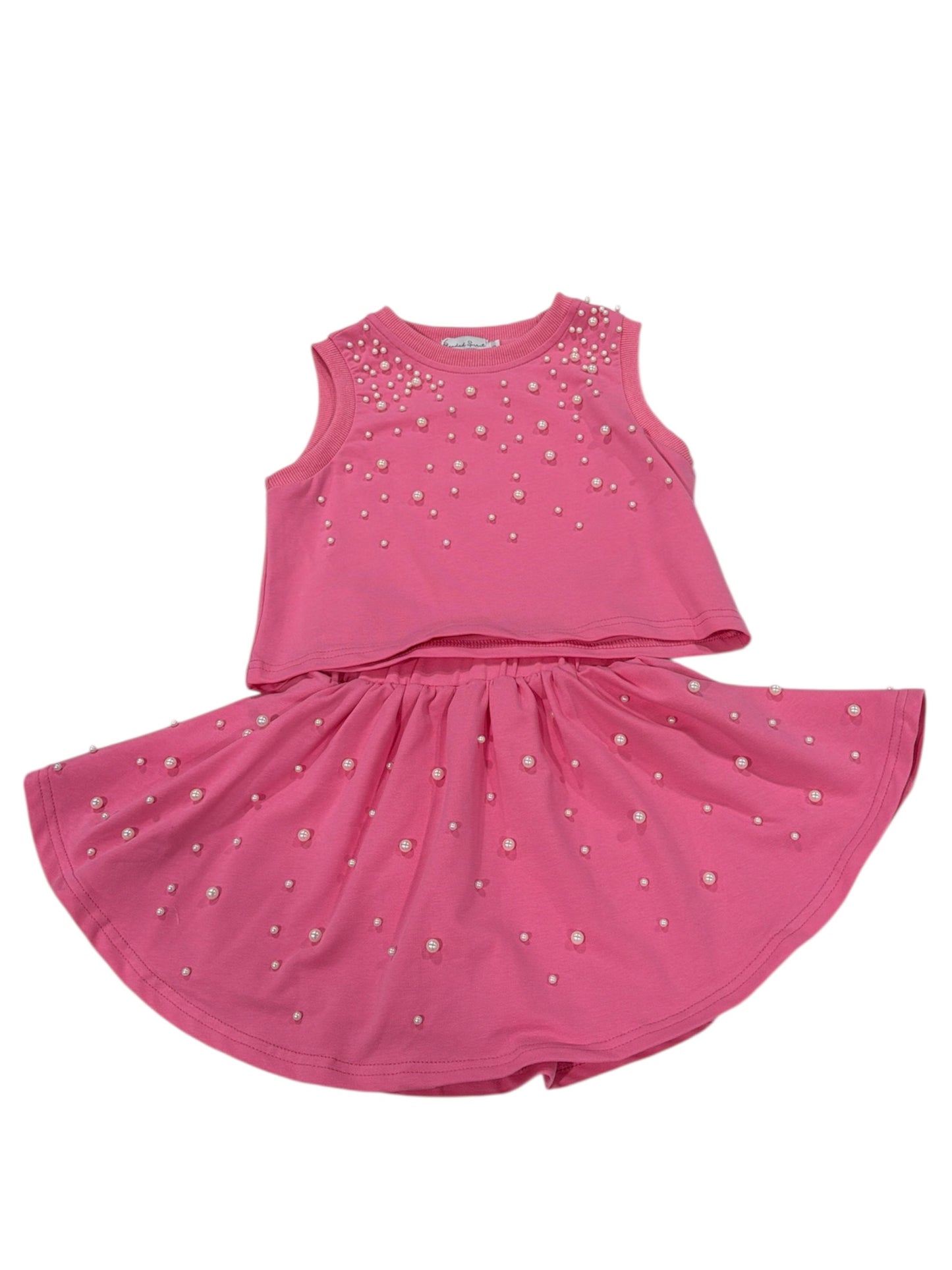 Blended Spirit Pink Pearl Skirt Set