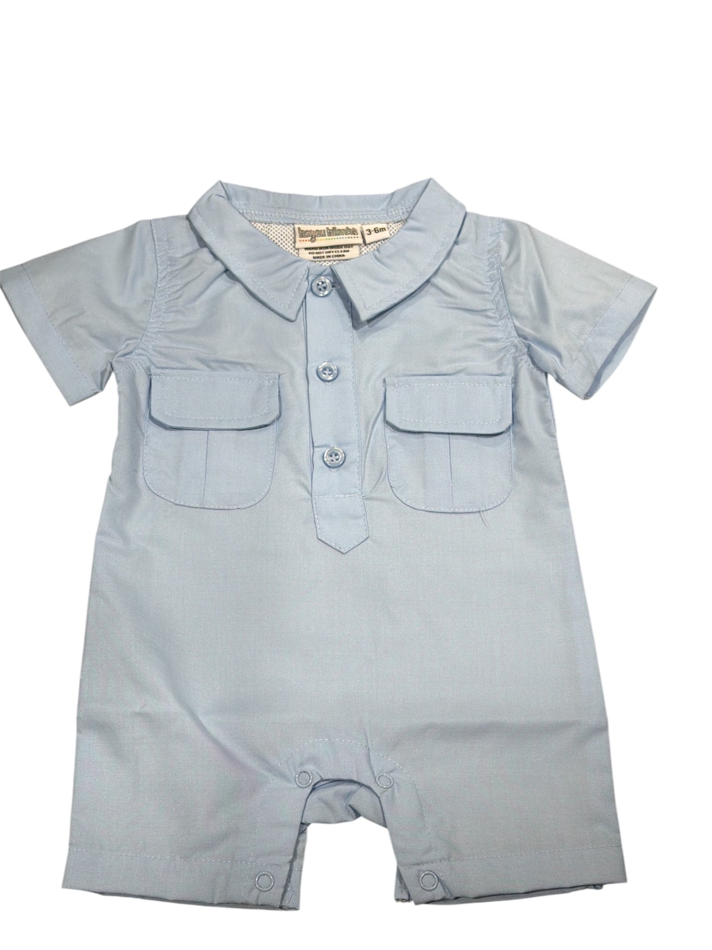 Bayou Blanks Fishing Romper