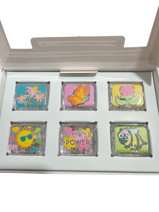 Glo Pals Light Up Cubes - Flower Theme