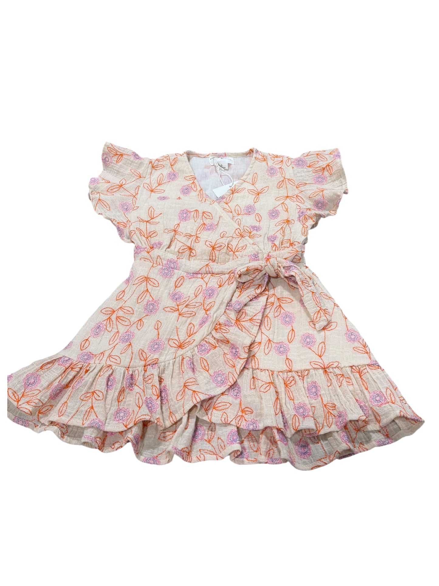 Poppet&Fox Wrap Dress - Cream