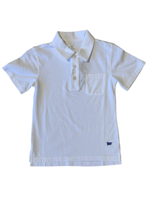 Pedal Short Sleeved Polo Shirt - White