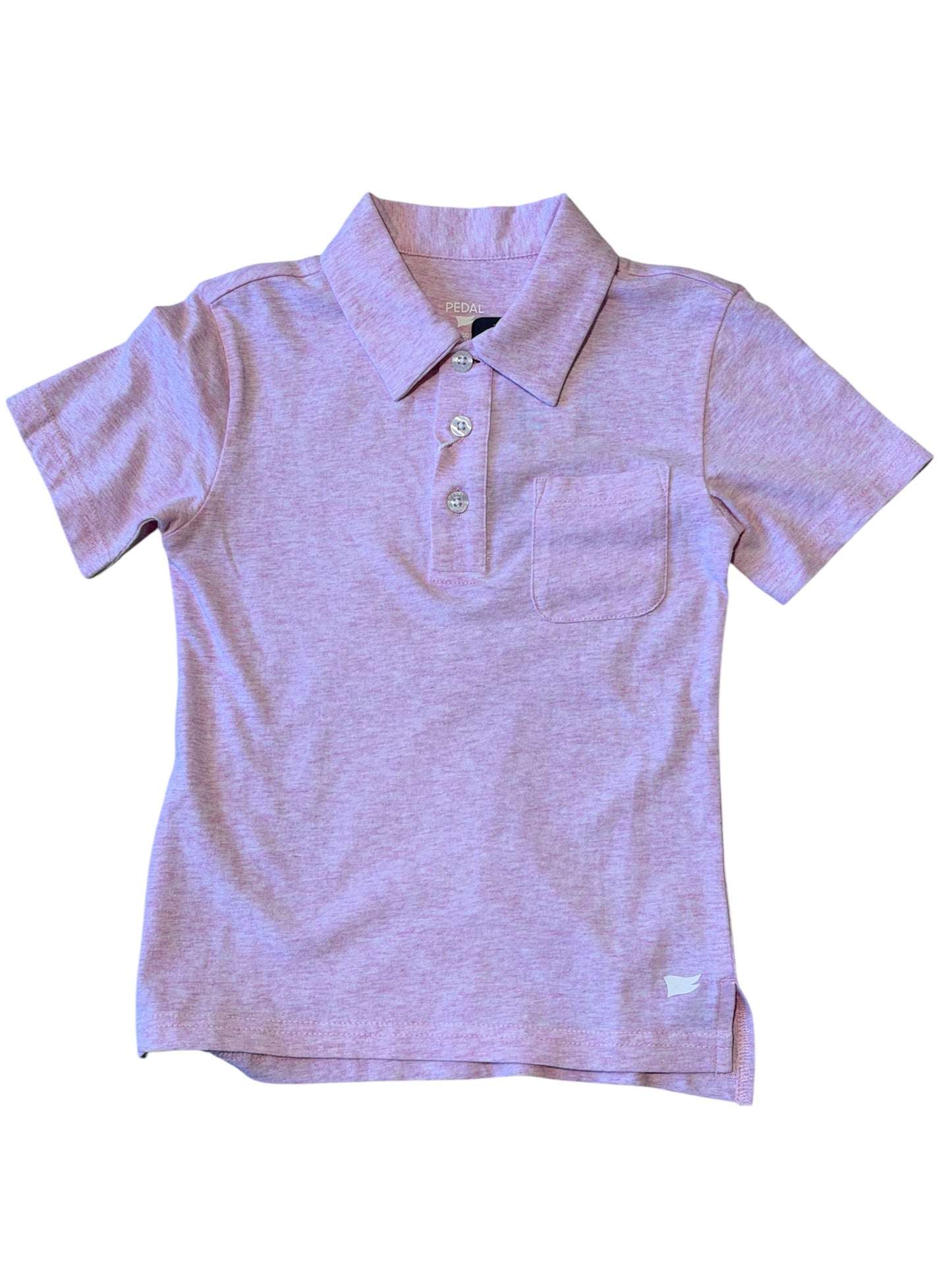 Pedal Short Sleeved Polo Shirt - Pink