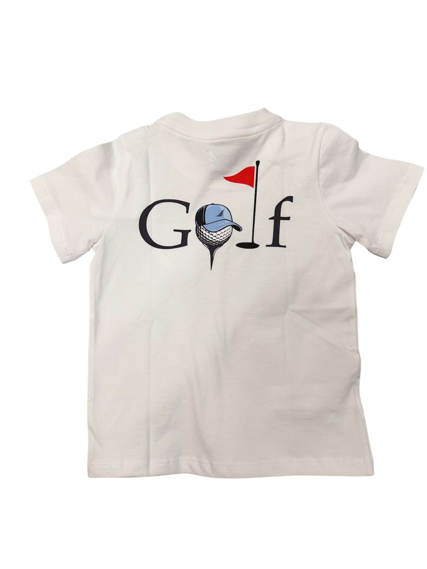 Coolybri Golf Graphic Pocket Tee - White