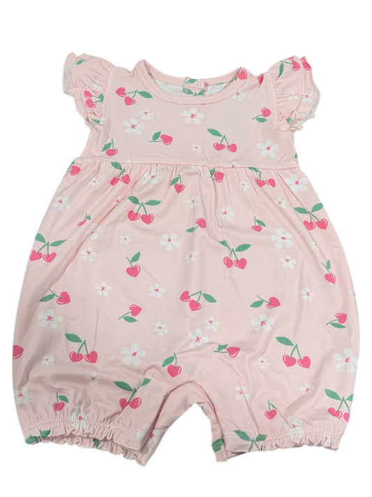 Sweet Bamboo Ruffle Romper - Sweetness