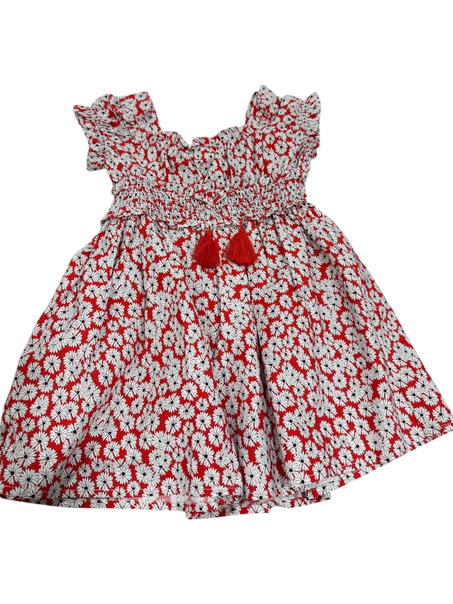 Mayoral Red Daisy Dress