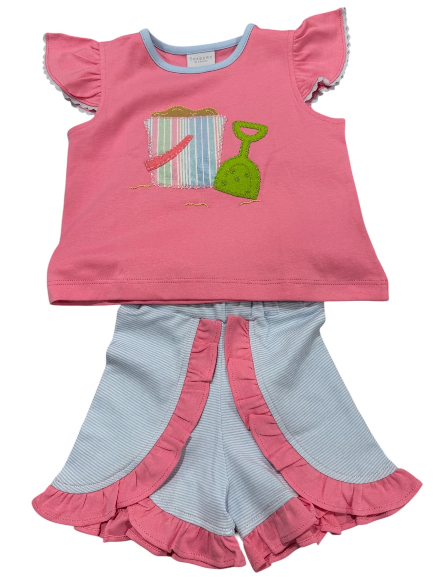 Squiggles Beach Toys SS Short Set - Girls