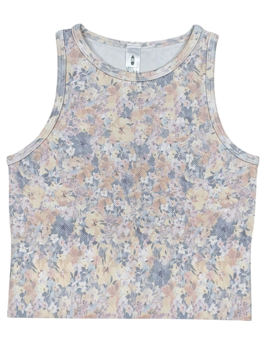 Fornia Creations Chevron Crop Top - Ivory Multi