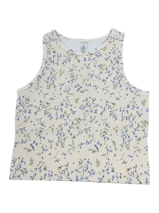 Fornia Creations Chevron Crop Top - Ivory Floral