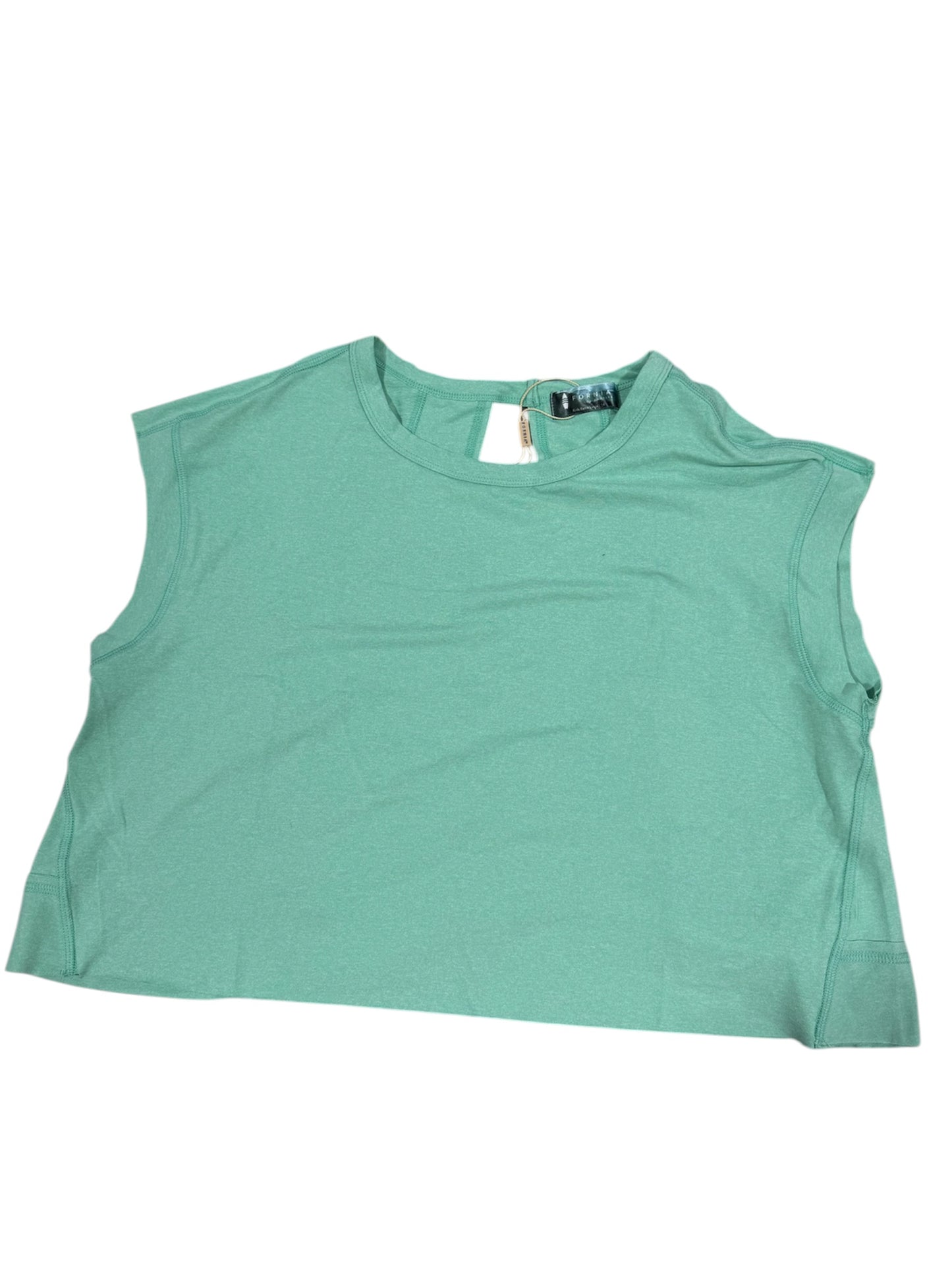 Fornia Creations Split Back Top- Neptune Green
