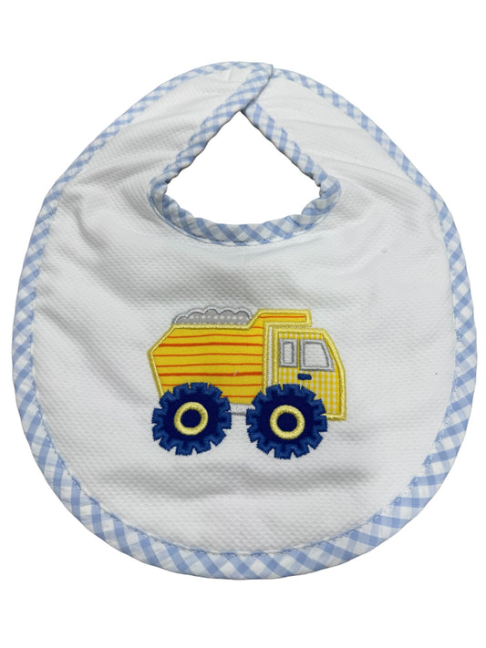 Construction Time Dump Truck Bib