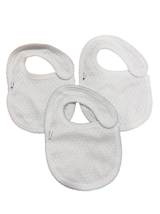 Paty Knit Shoulder Snap Bib
