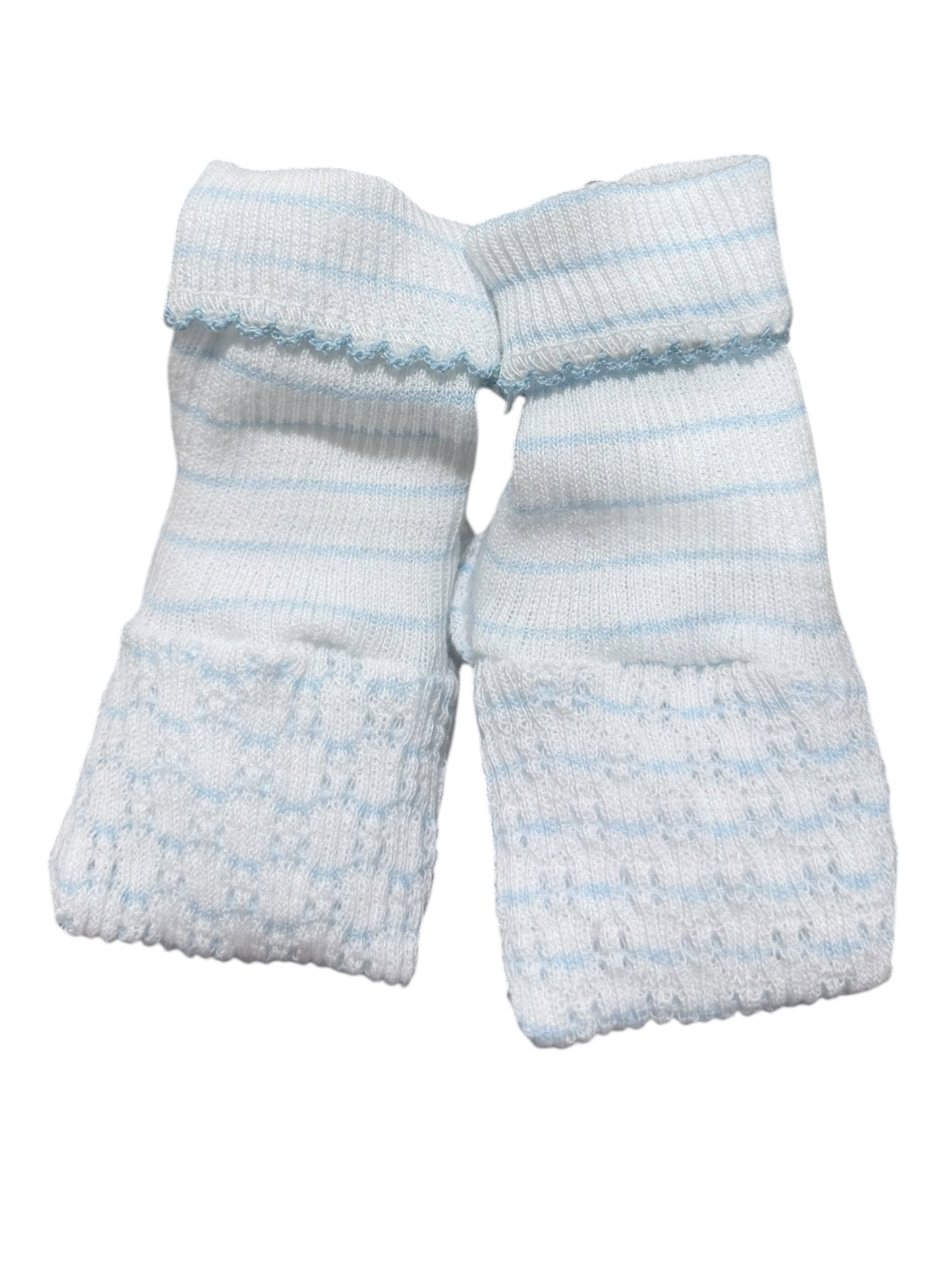 Paty Knit Pinstripe Booties