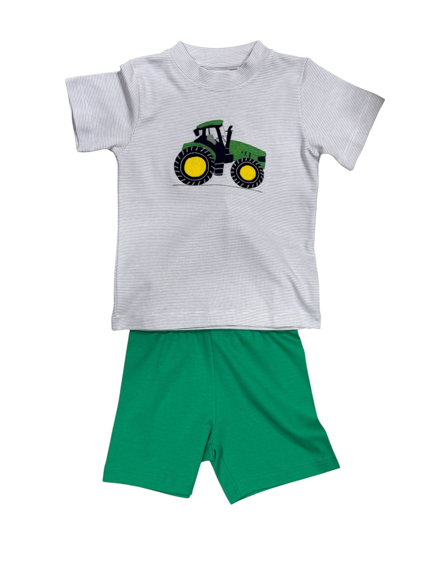 Squiggles Tractor John SS Tee Shirt & Short Set