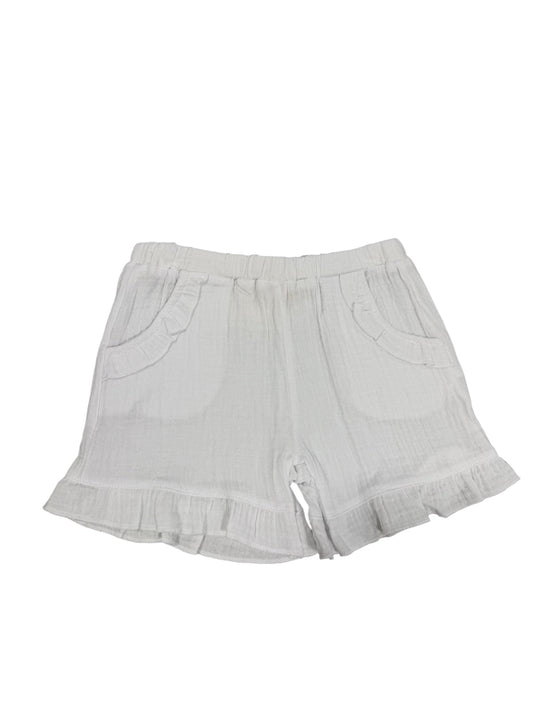 Ettie & H White Ruffle Shorts