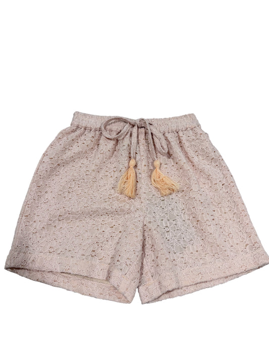 Yo Baby Blush Lace Shorts