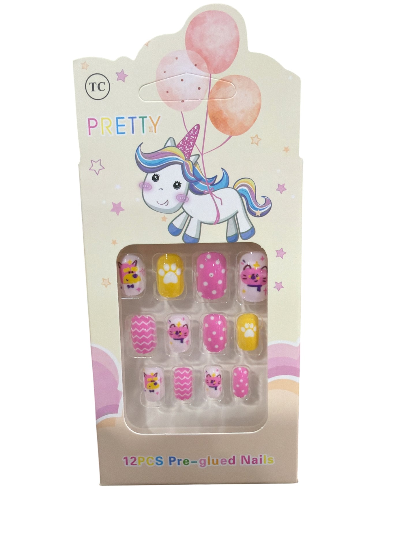 Fun Fake Kids Nail Tips