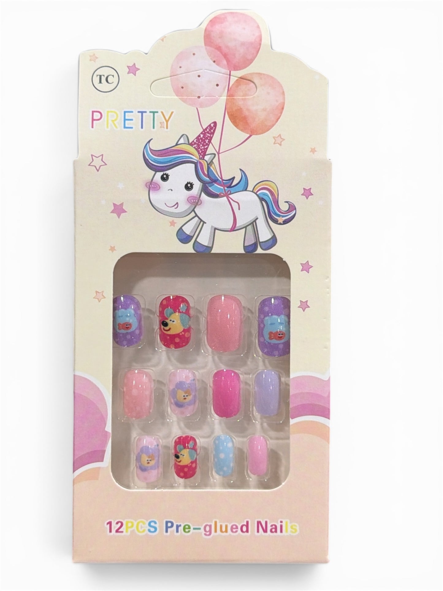 Fun Fake Kids Nail Tips